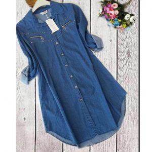 Büyük beden kot tünikler