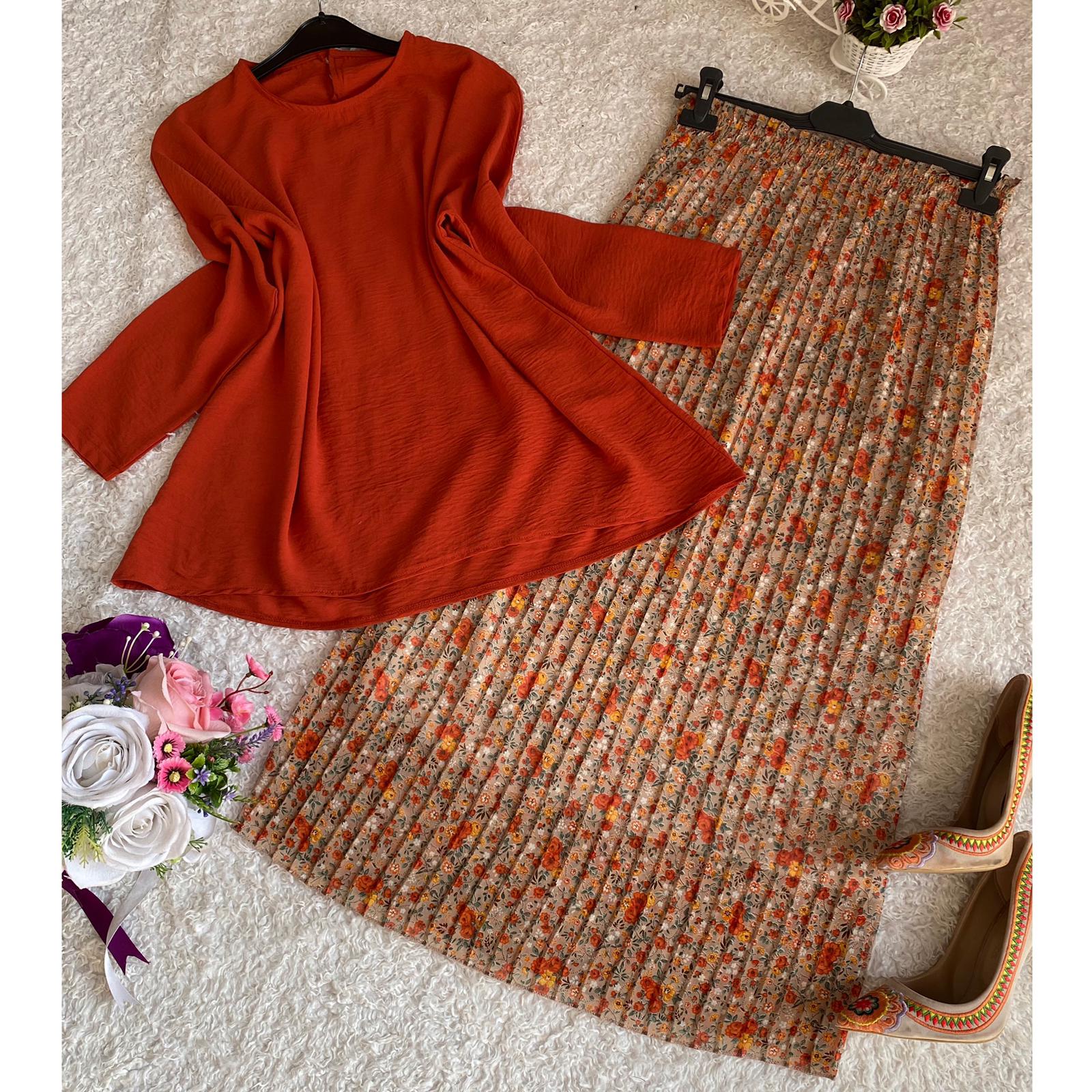 Sezona Etek Bluz Kombin - Görsel 3