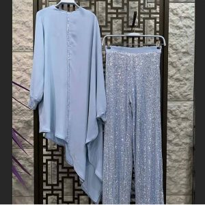 Özel günler için krep kumaş takım