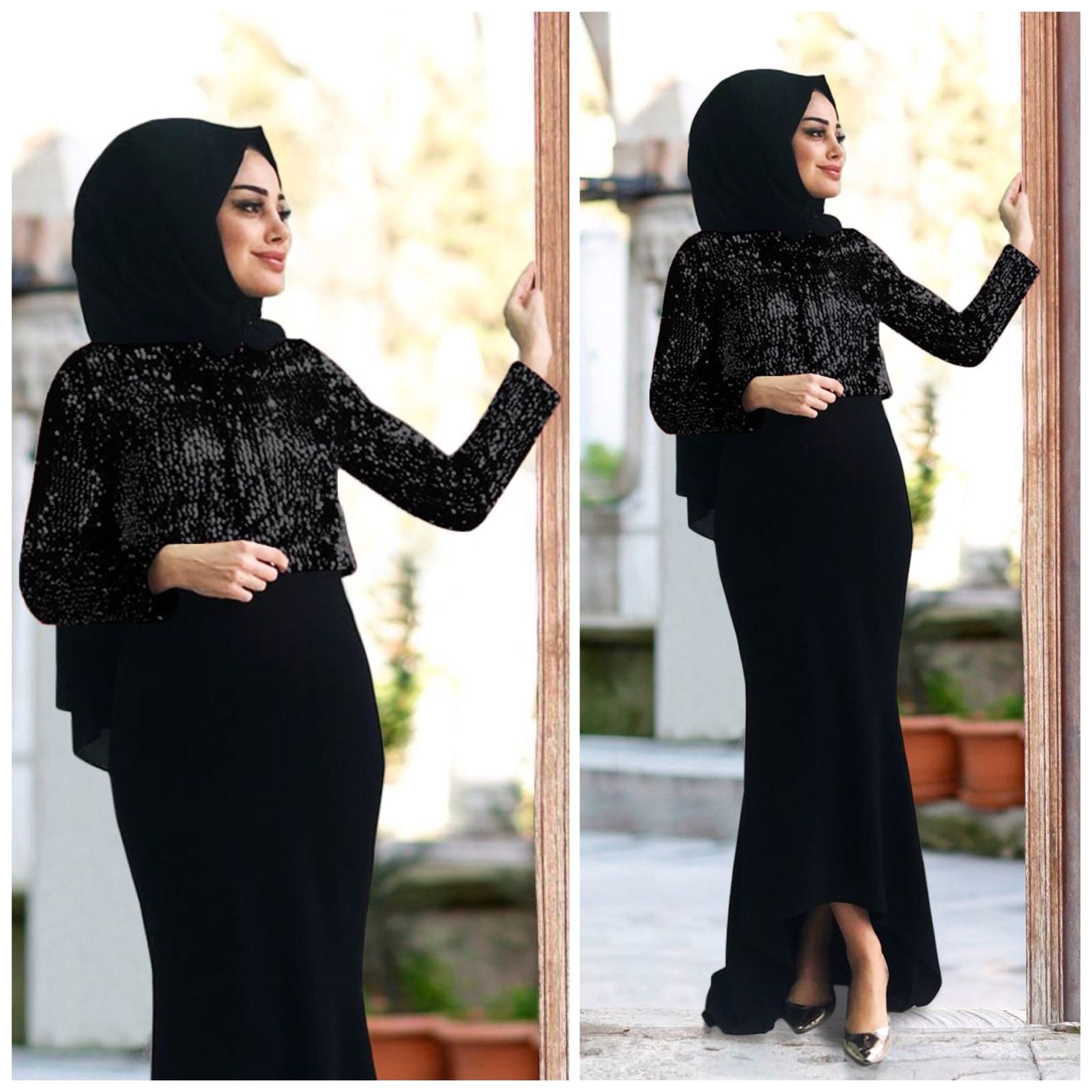 Pul payet bluz etek abiye takım - Görsel 3