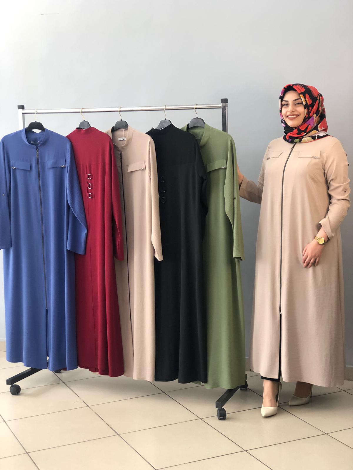 Fermuarlı ayrobin feraceler - Görsel 3