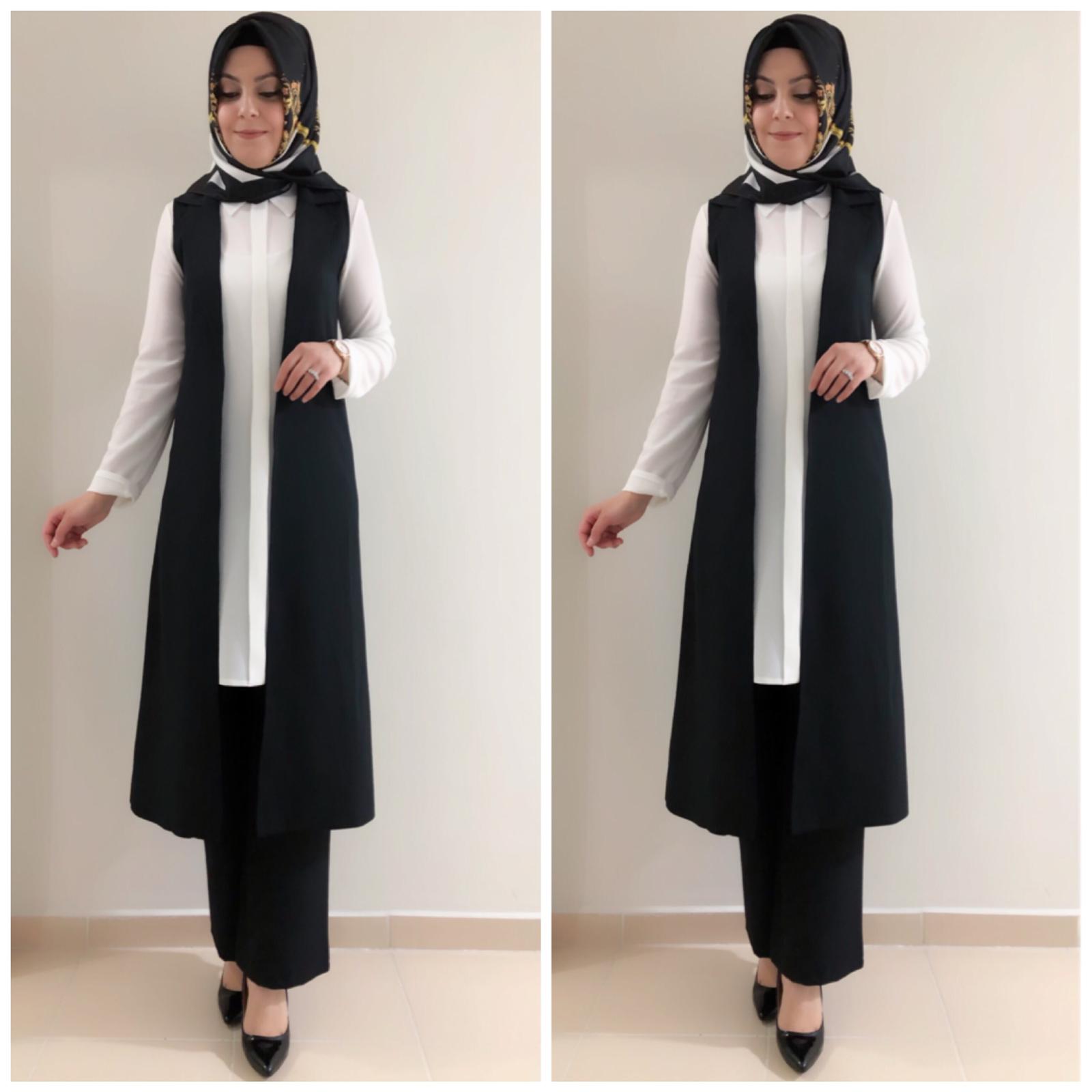 Büyük beden yelekli 3lü takım - Görsel 6