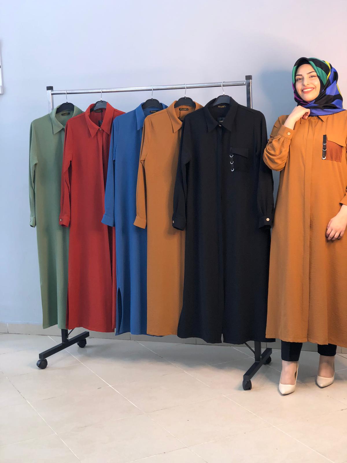 Şık Kap tarzı Gömlek - Görsel 2