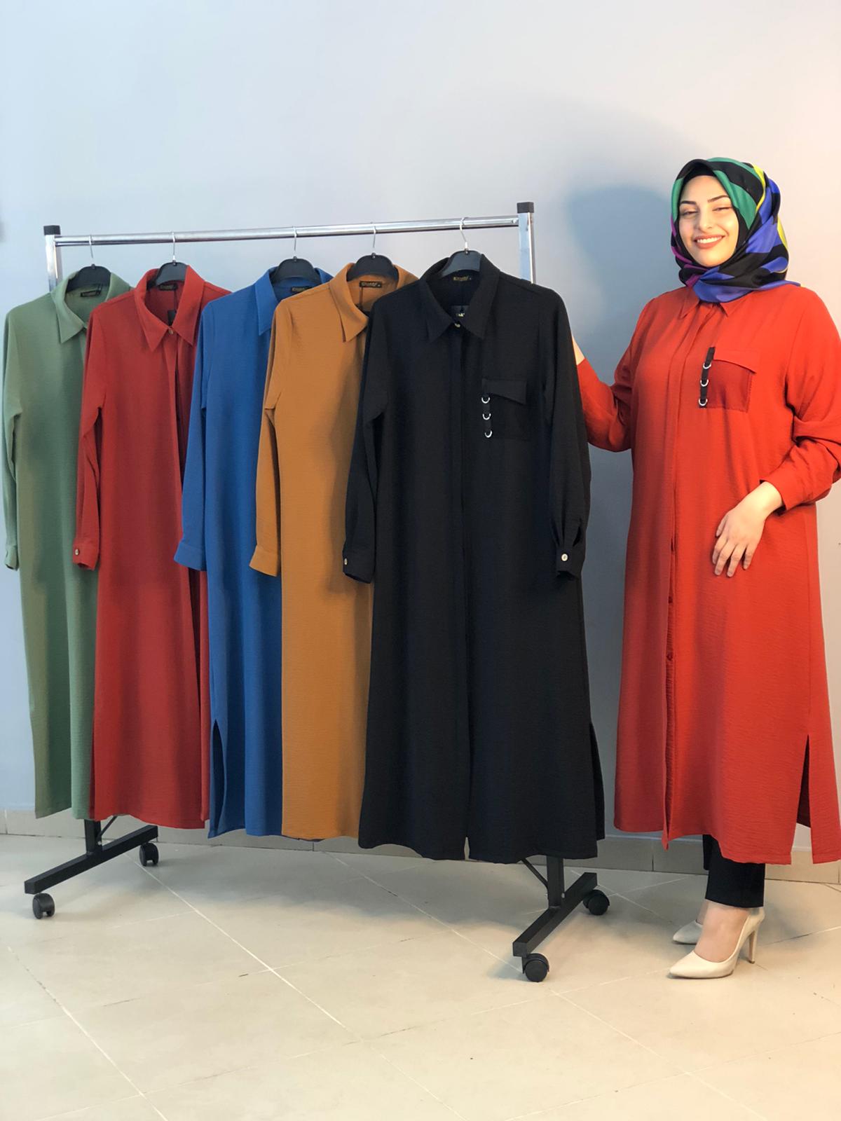 Şık Kap tarzı Gömlek - Görsel 4