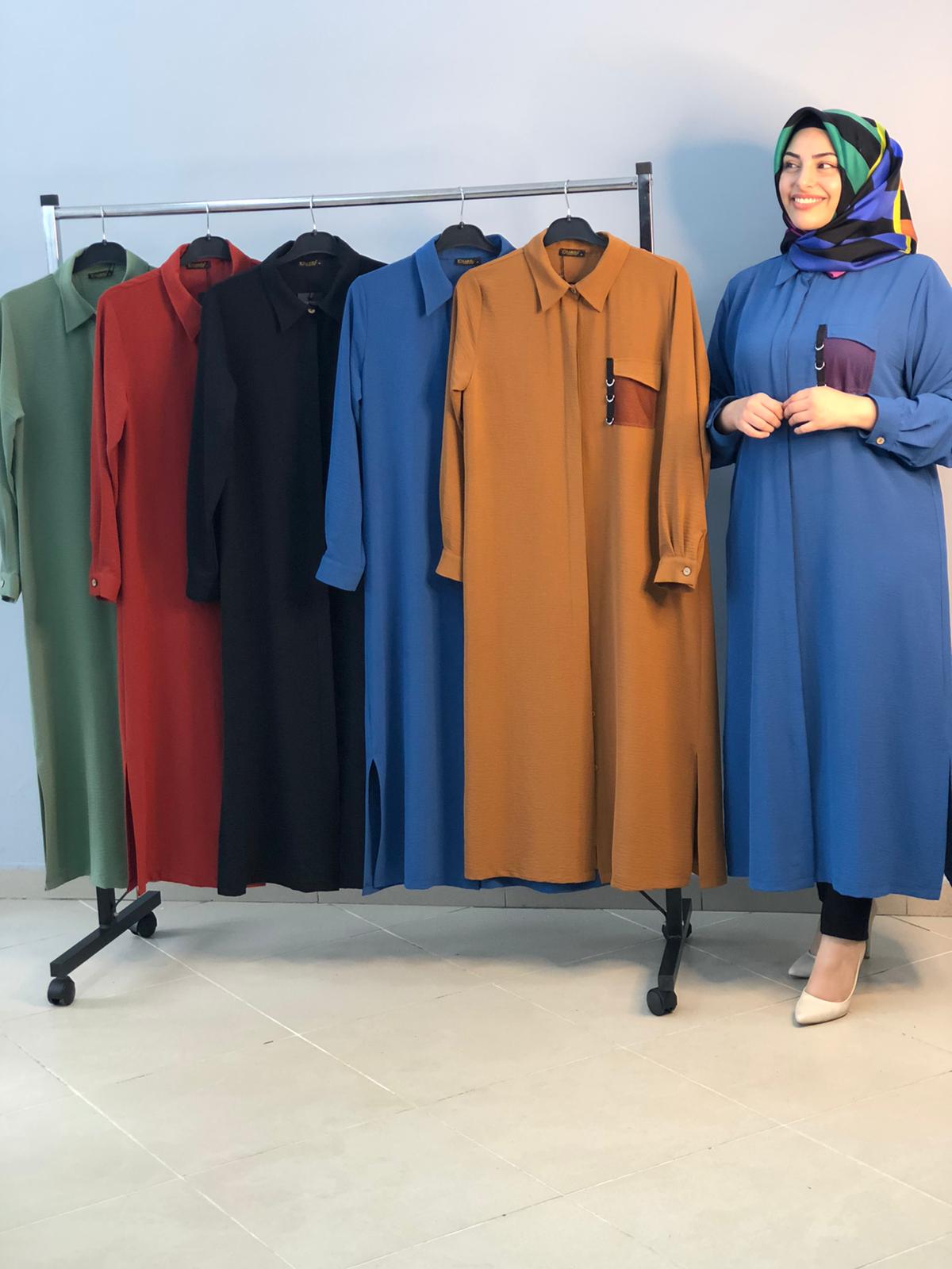 Şık Kap tarzı Gömlek - Görsel 3