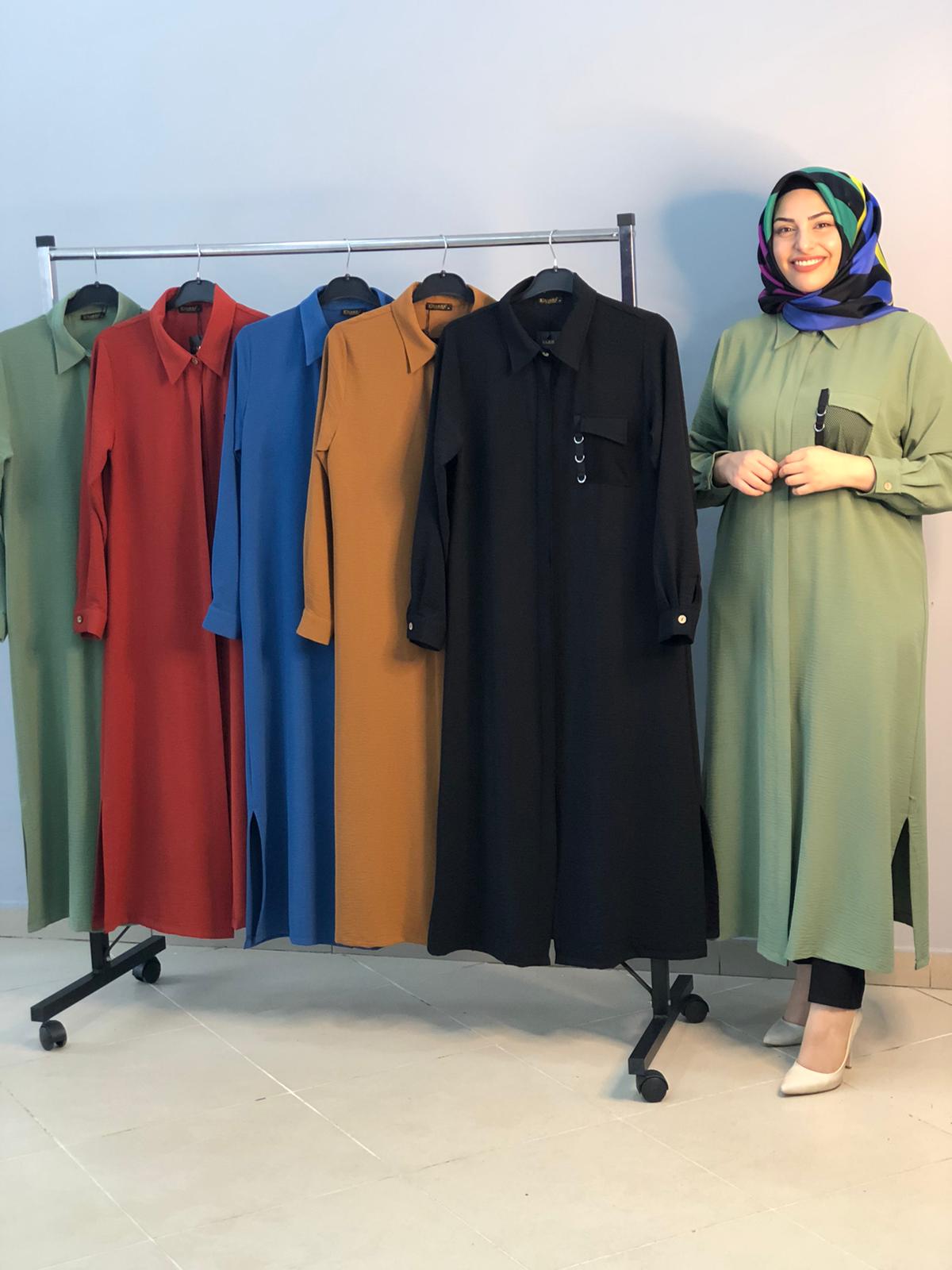 Şık Kap tarzı Gömlek - Görsel 5