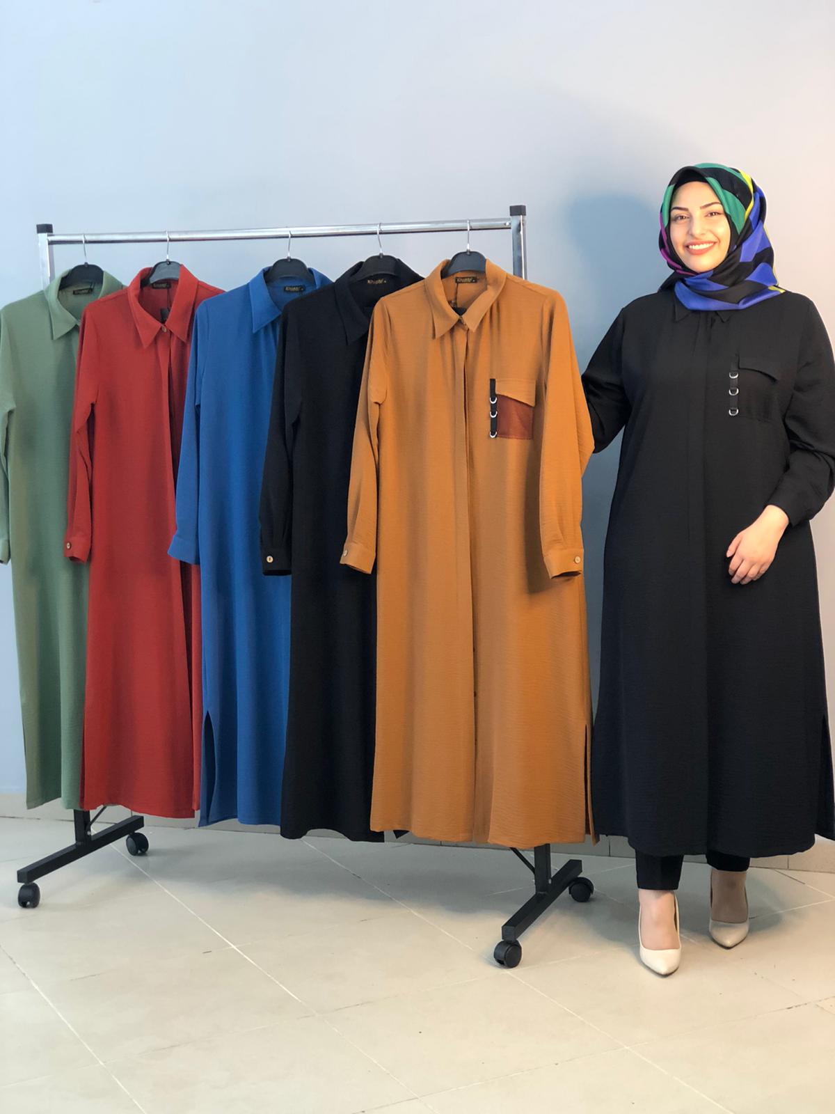 Şık Kap tarzı Gömlek - Görsel 7