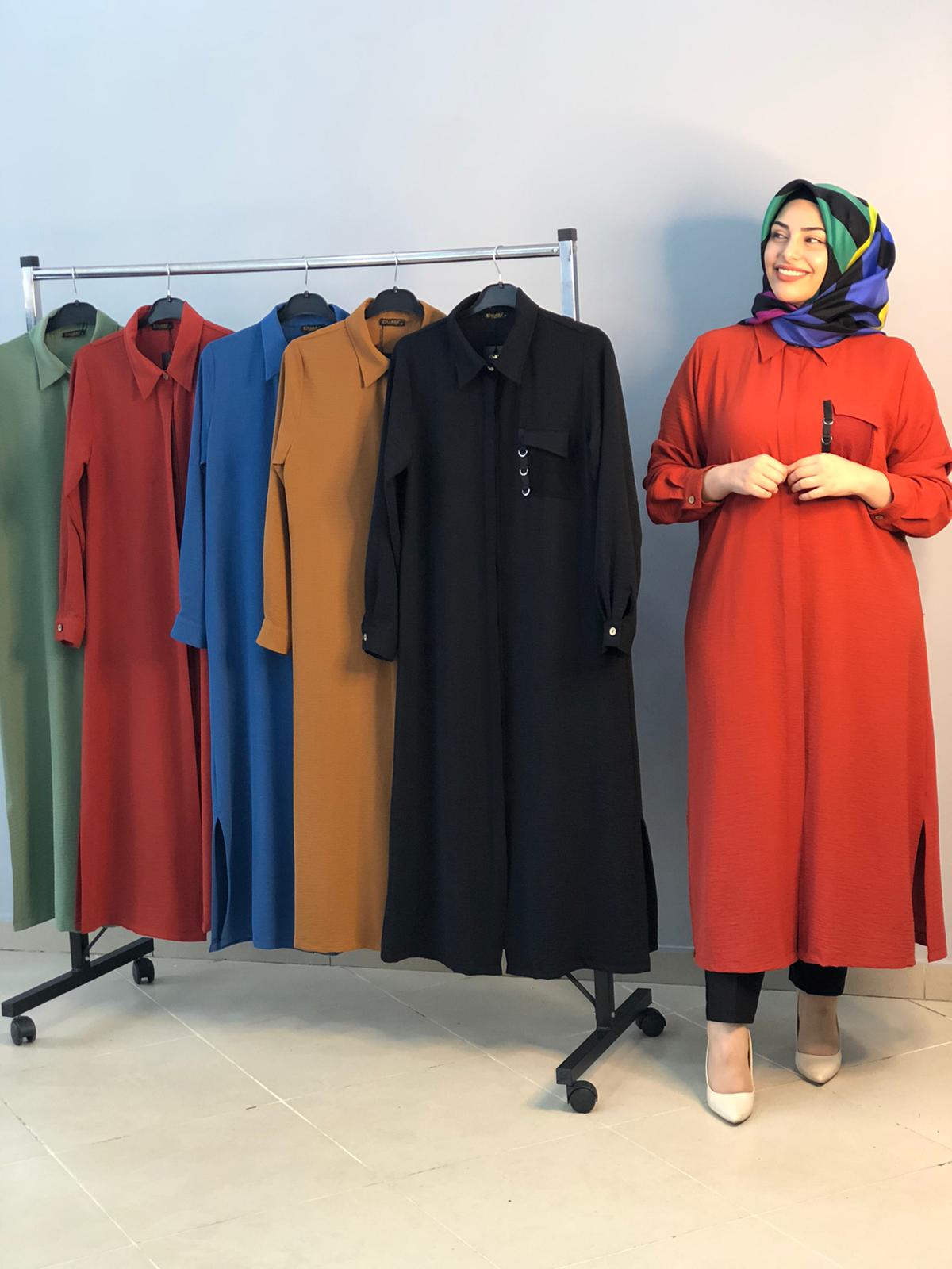 Şık Kap tarzı Gömlek - Görsel 6