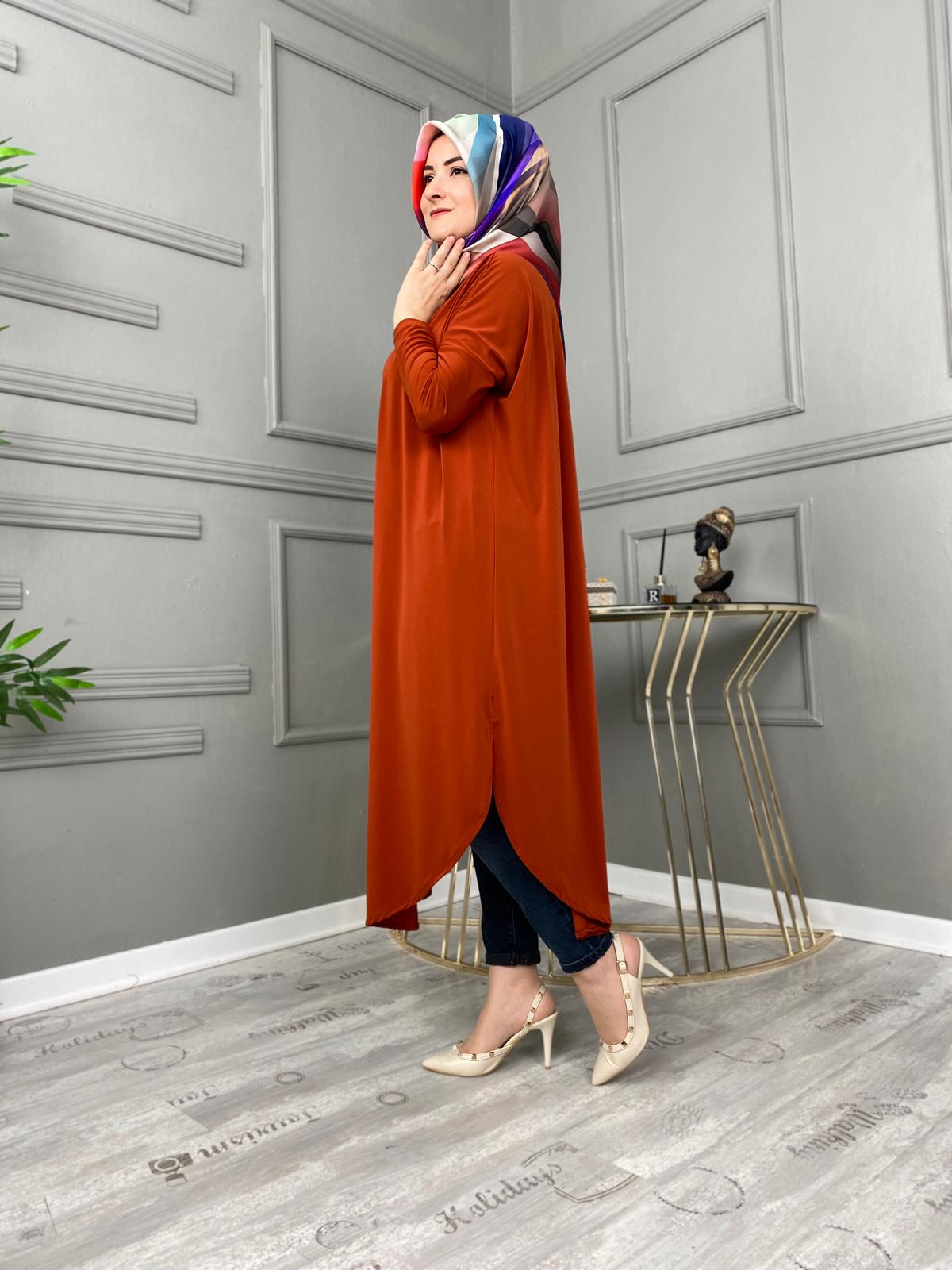 Şık ve rahat salaş tunik - Görsel 3