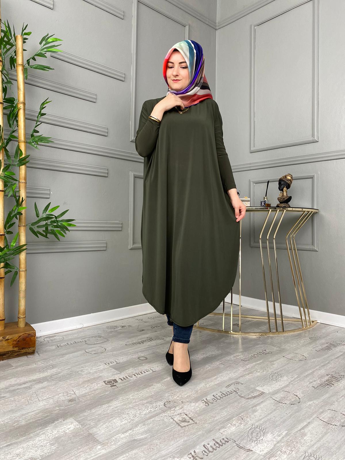 Şık ve rahat salaş tunik - Görsel 6