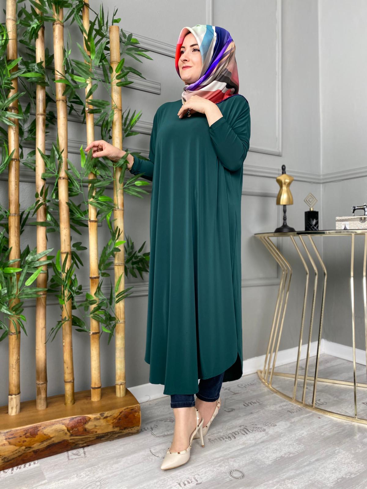 Şık ve rahat salaş tunik - Görsel 2