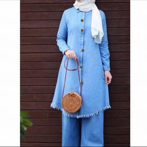 Tunik pantolon kot takım