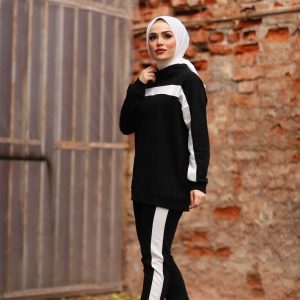 Pamuk kumaş tunik pantolon takım