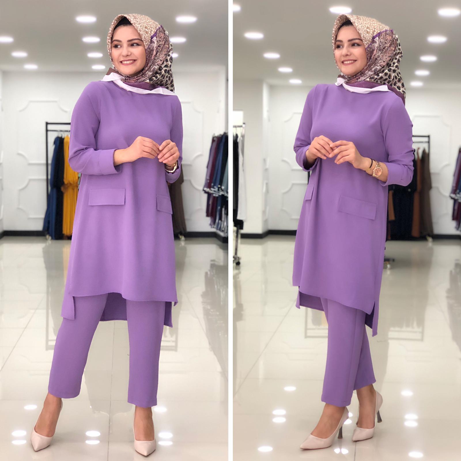Tunik pantolon takım - Görsel 2