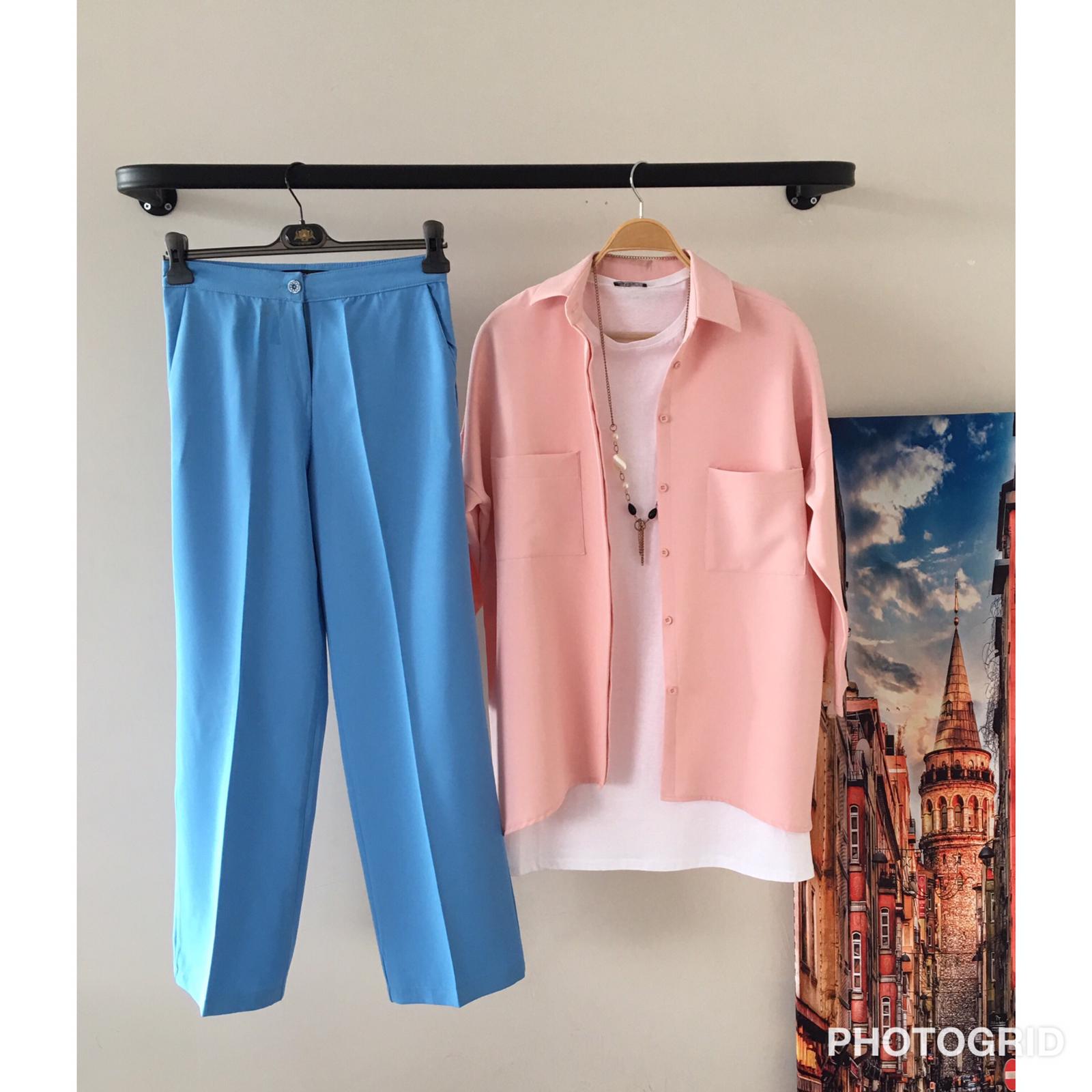 Tunik pantolon takım - Görsel 3