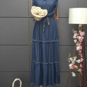 Yeni model kot elbise