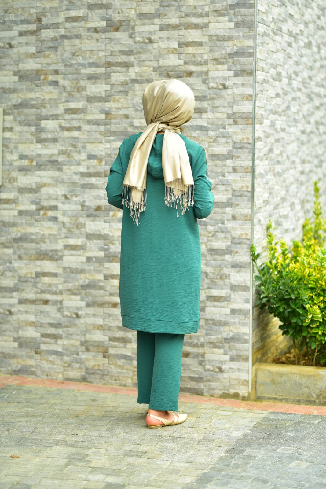 Cepli spor Tunik pantolon takım - Görsel 3