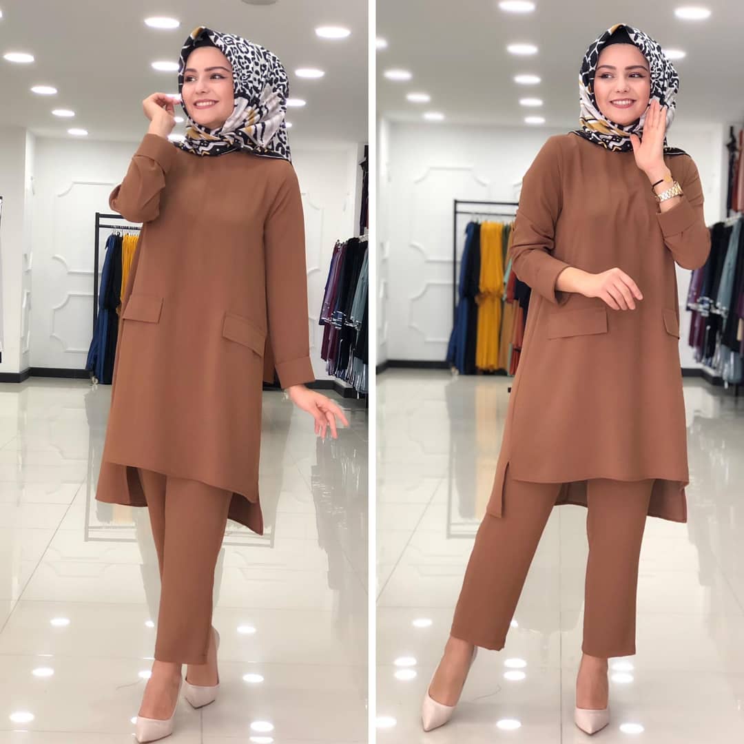 Tunik pantolon takım - Görsel 4