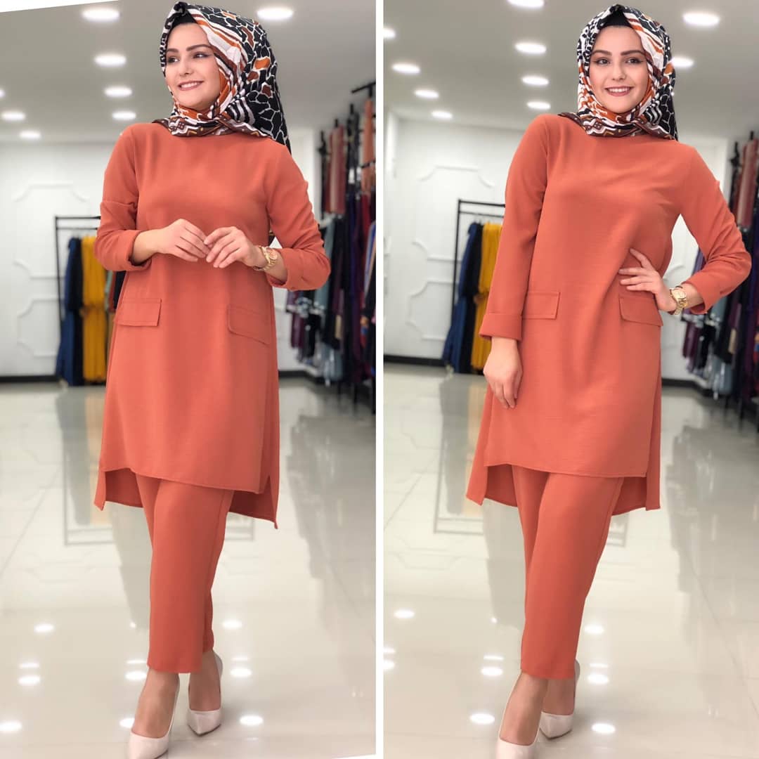 Tunik pantolon takım - Görsel 3