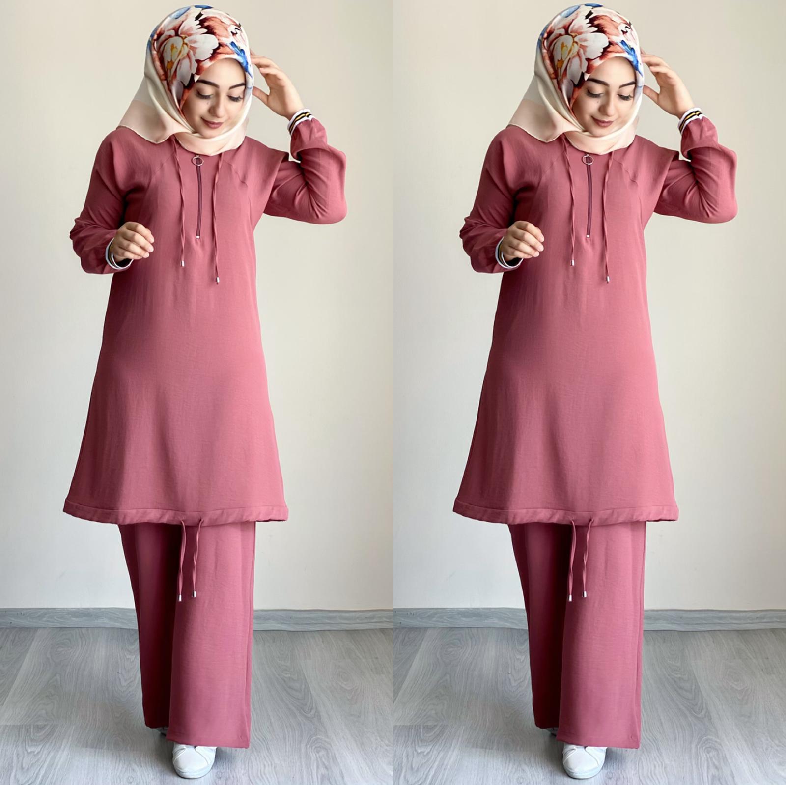 Tunik pantolon takım - Görsel 6