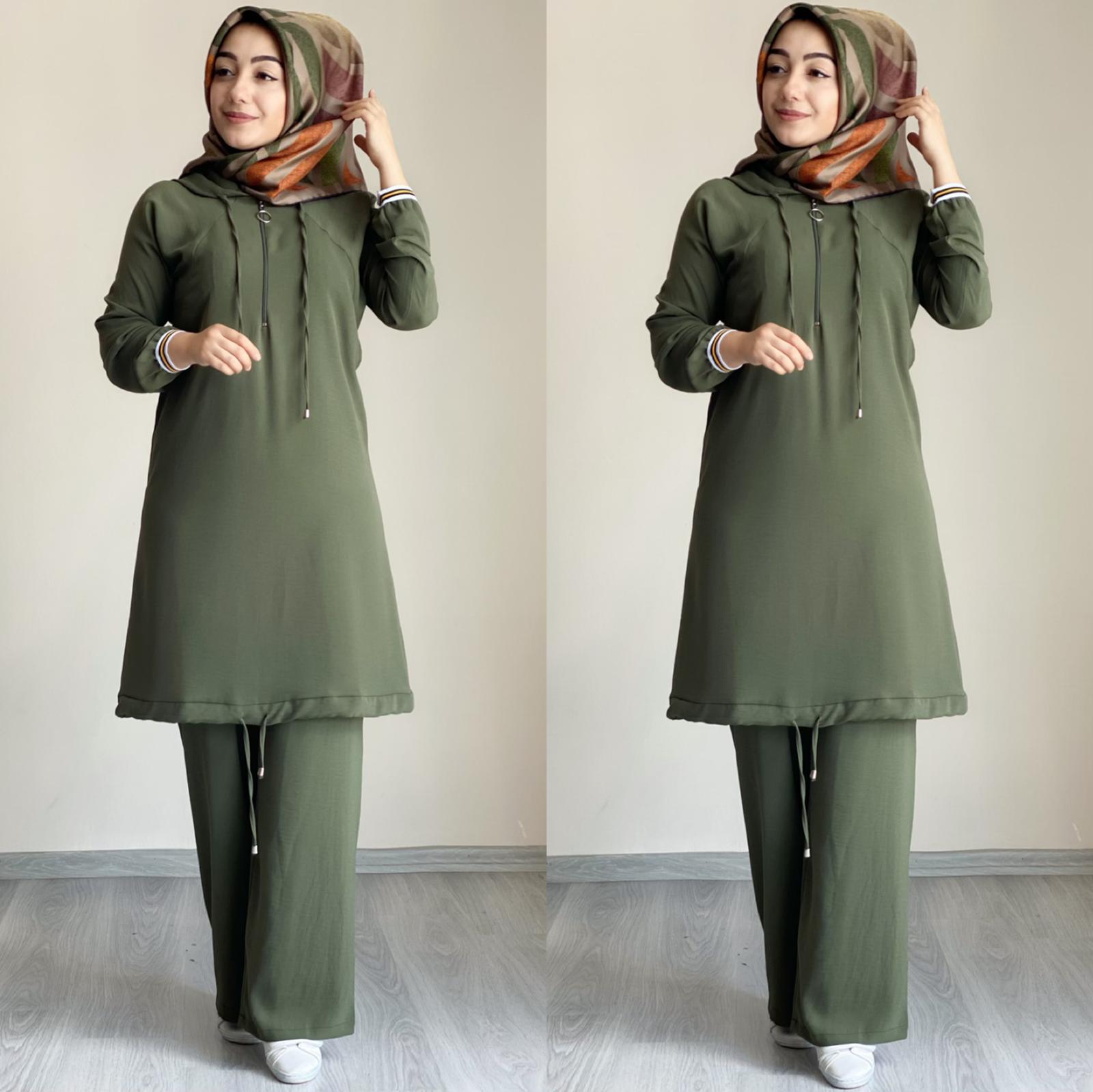 Tunik pantolon takım - Görsel 2