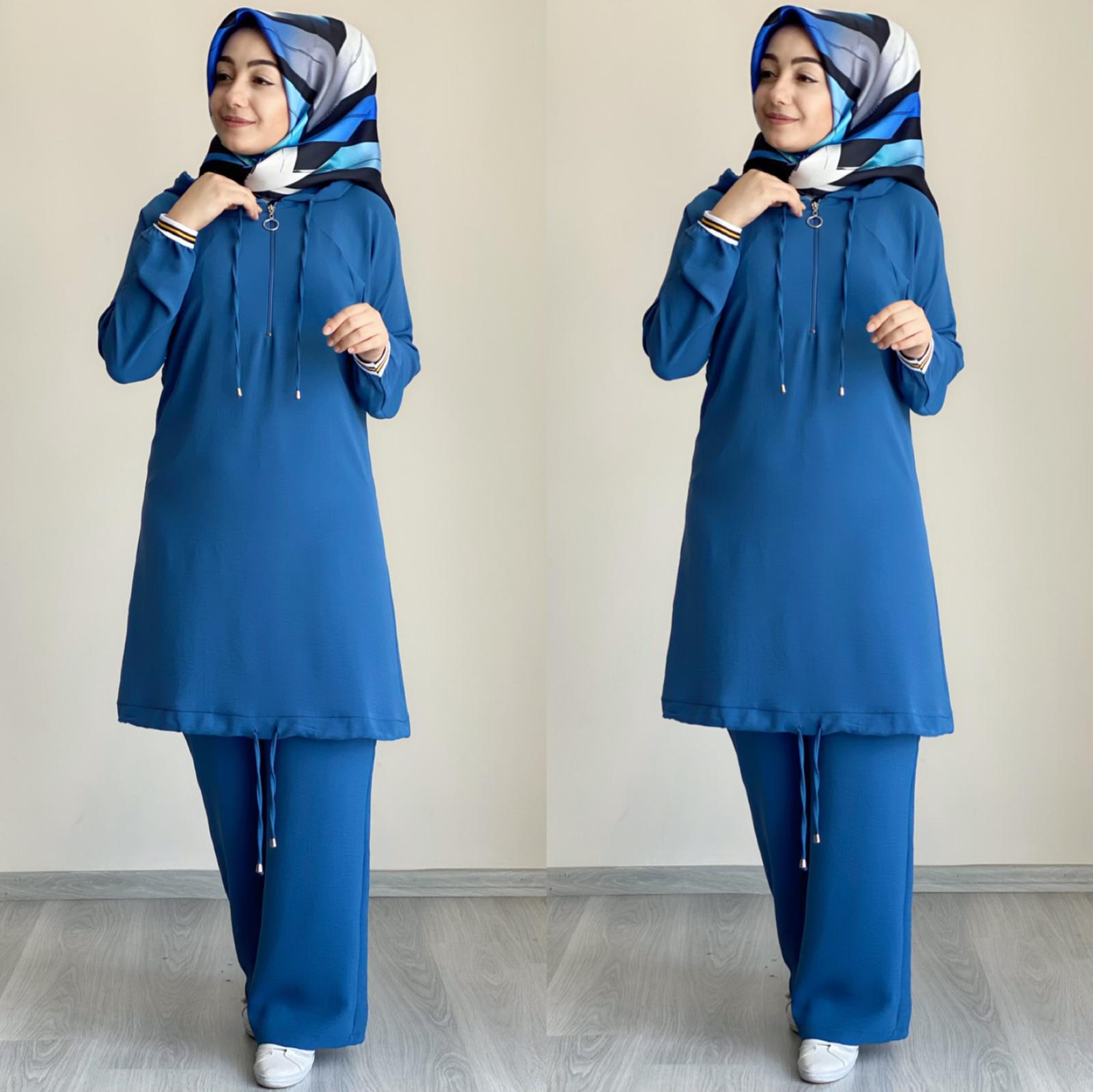 Tunik pantolon takım - Görsel 3