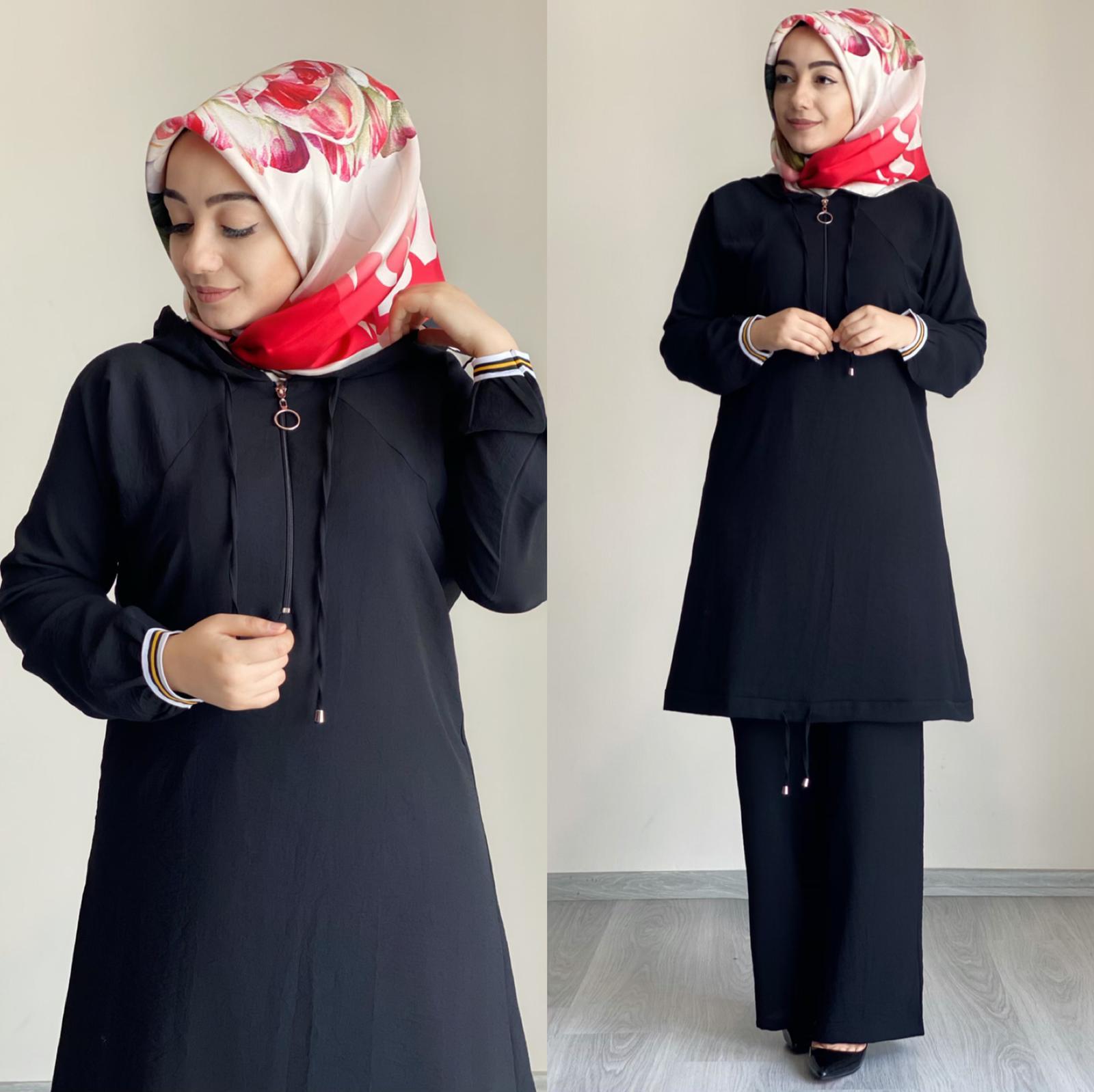 Tunik pantolon takım - Görsel 4