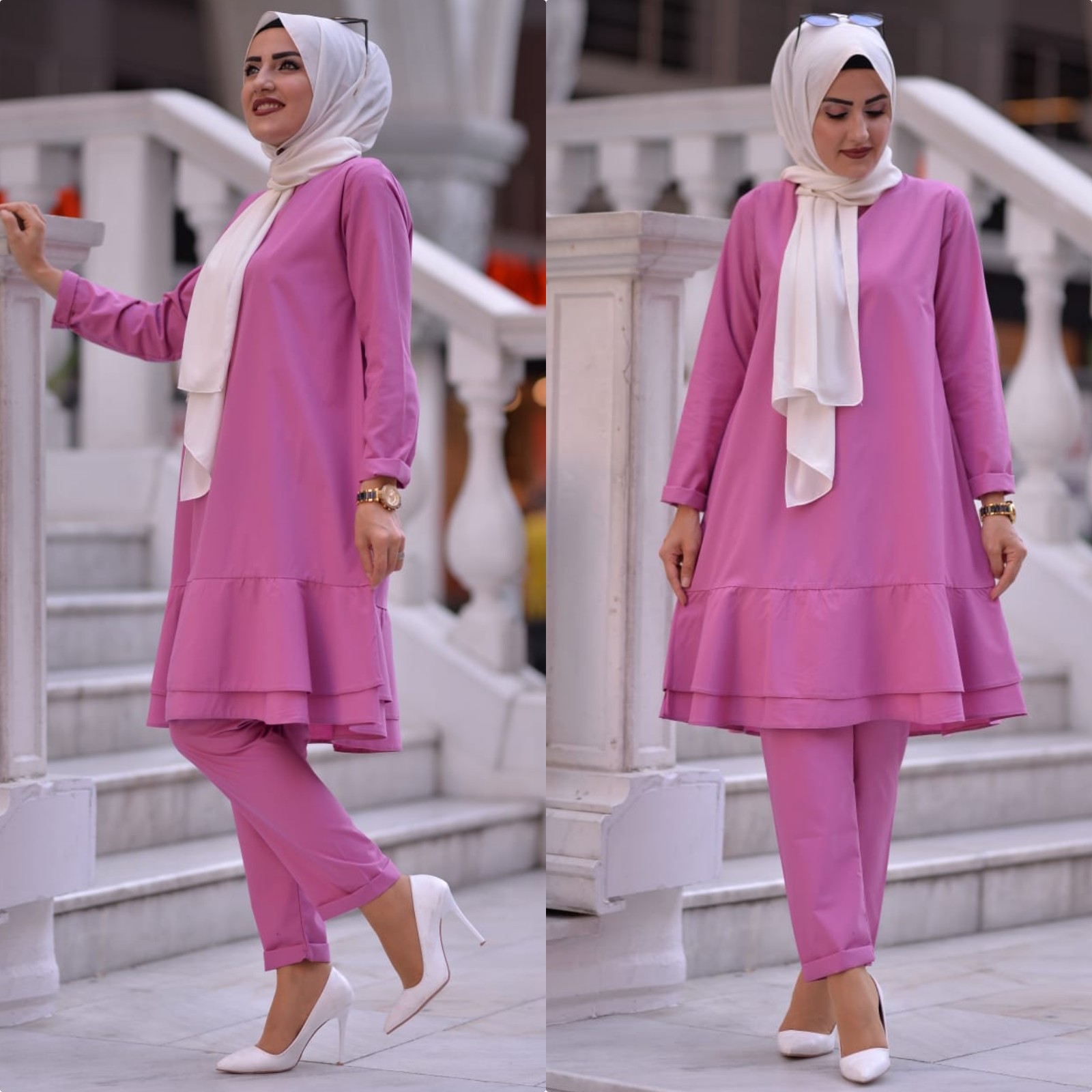 Tunik pantolon takım - Görsel 2