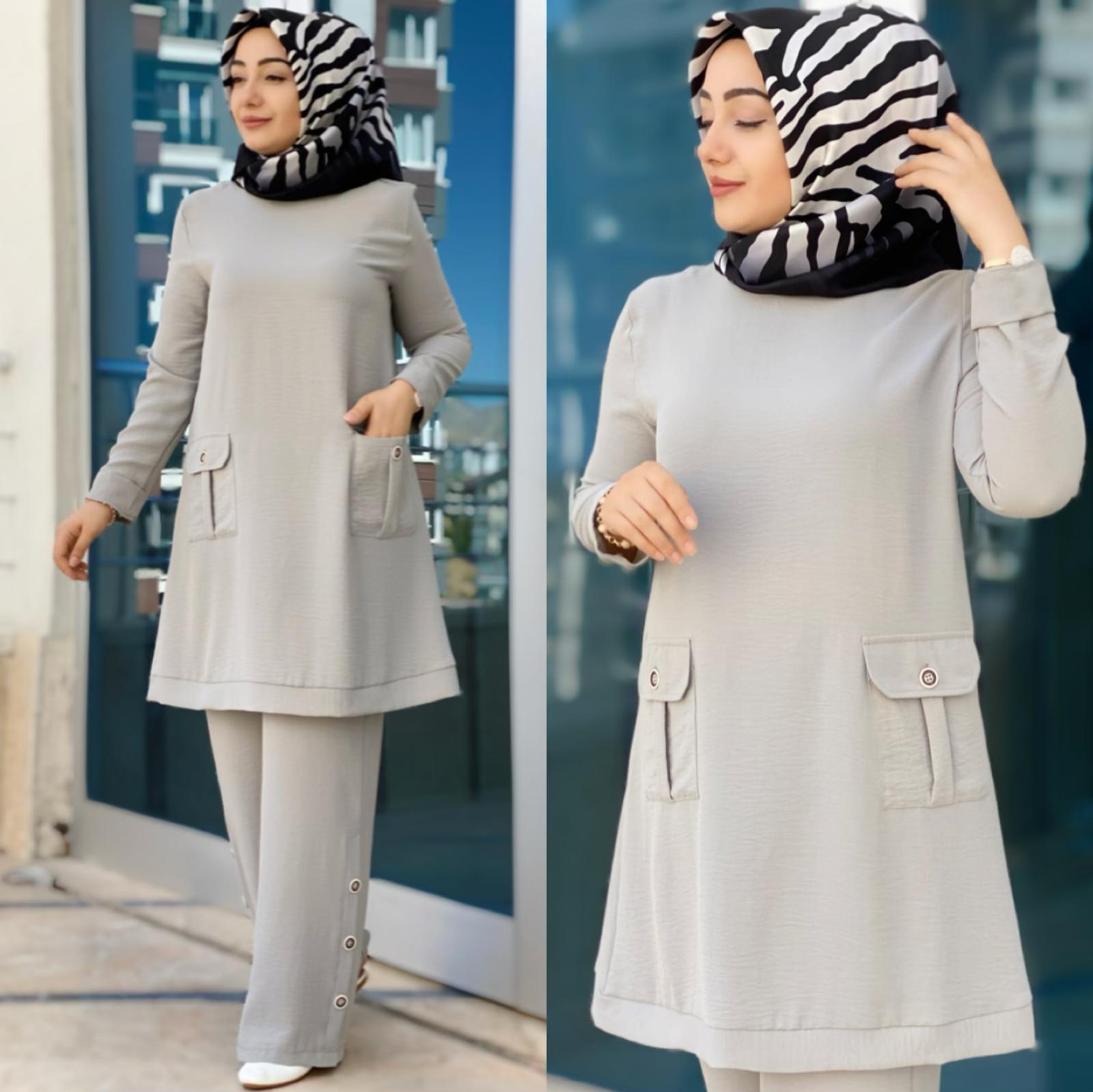 Büyük beden Tunik pantolon takım