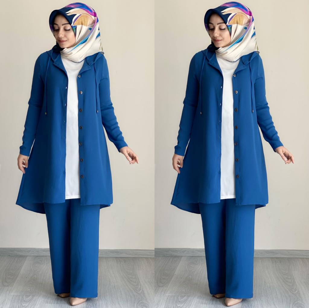 Pantolon Kap iç tunik takım - Görsel 4