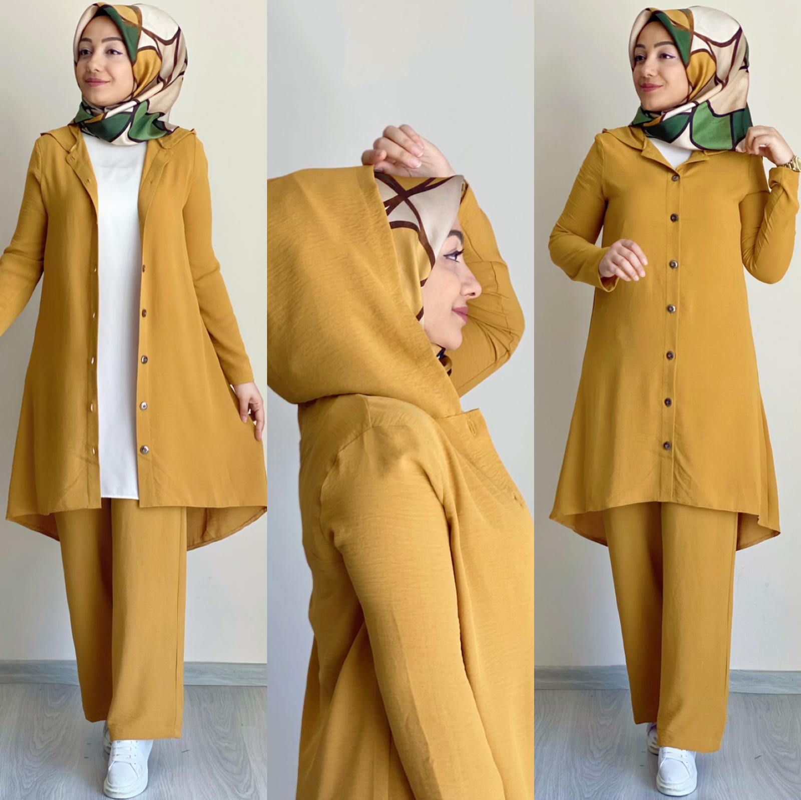 Pantolon Kap iç tunik takım - Görsel 3