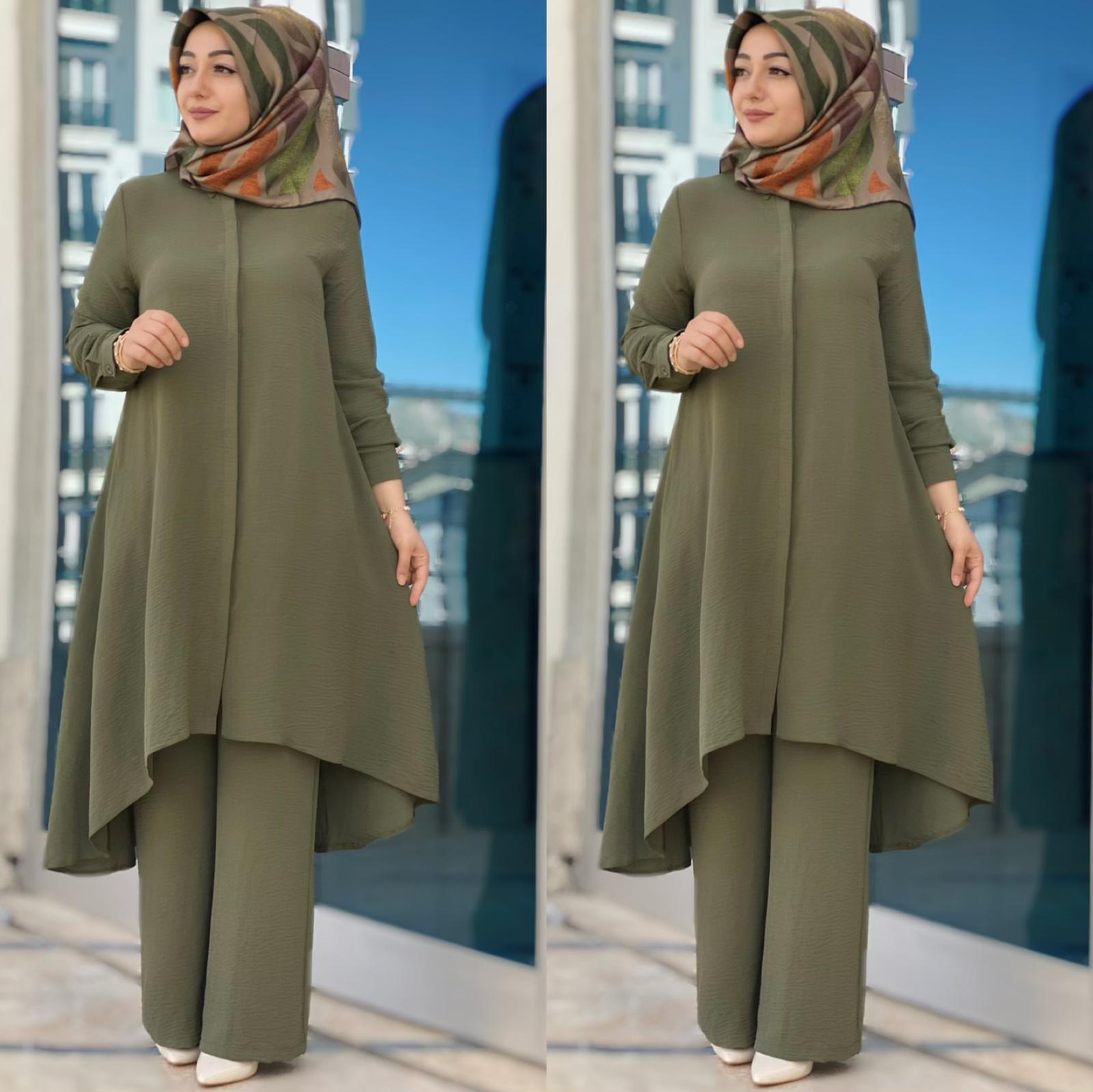 Büyük beden Tunik pantolon takım - Görsel 5