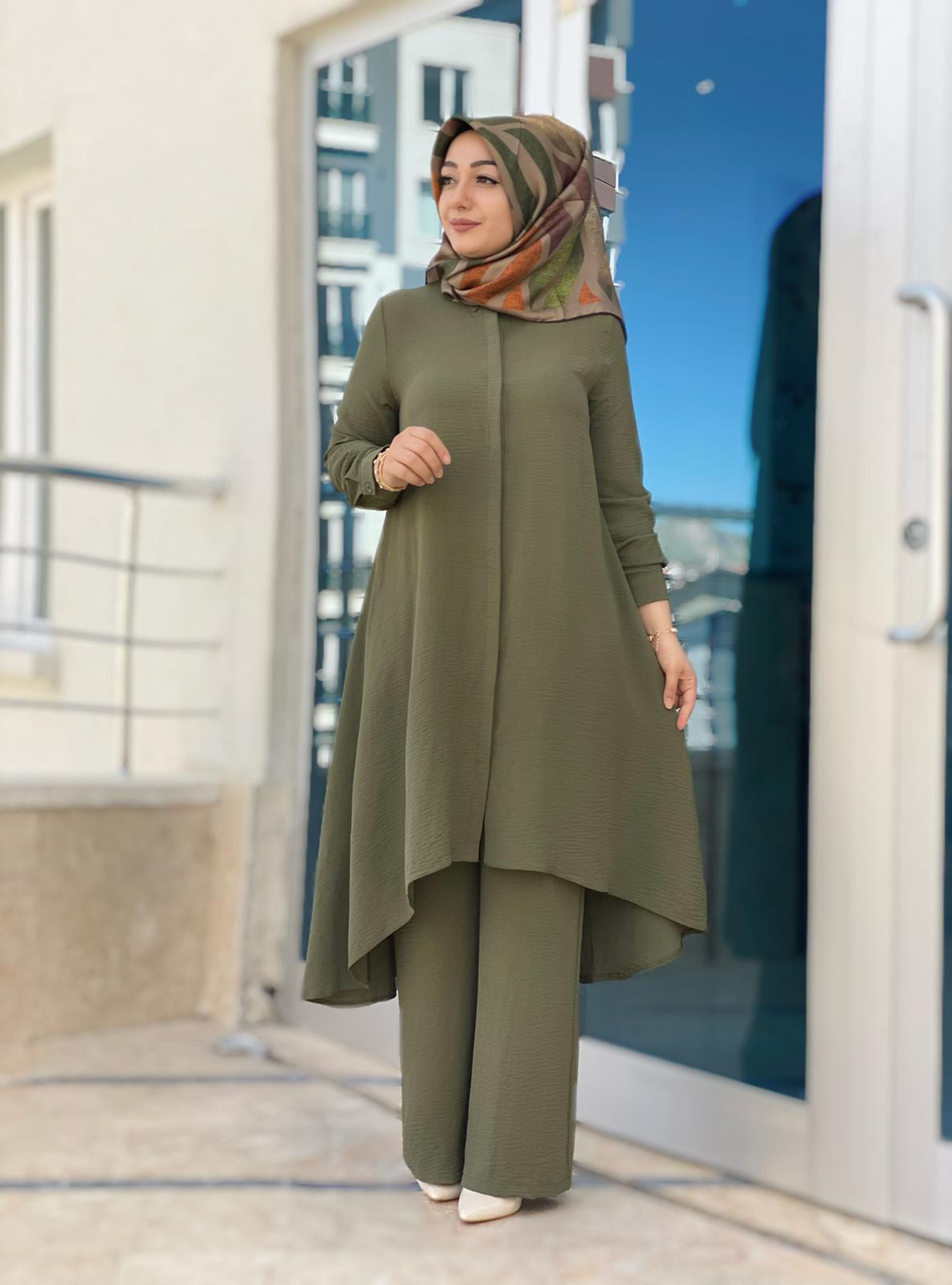 Büyük beden Tunik pantolon takım - Görsel 6