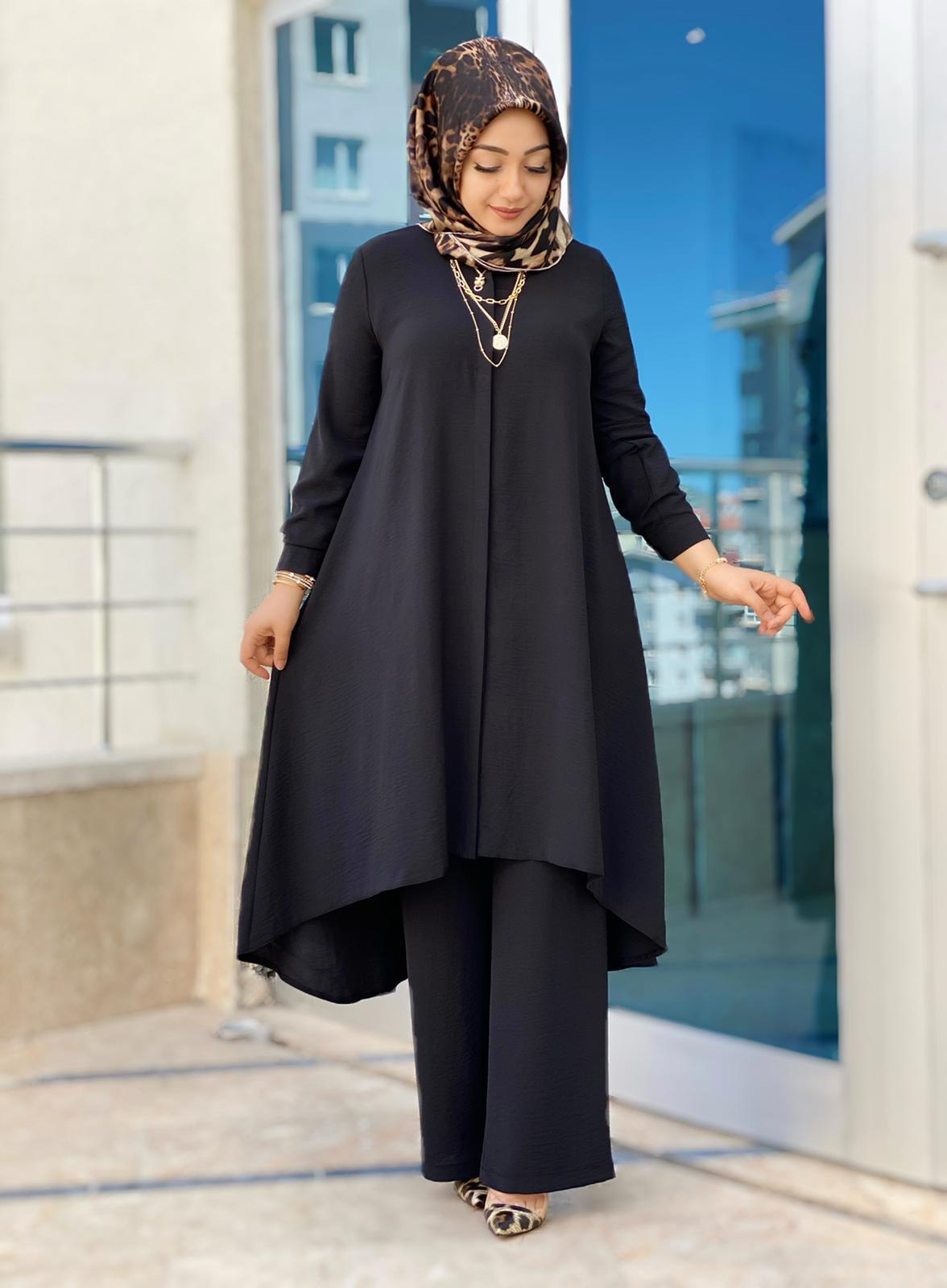 Büyük beden Tunik pantolon takım - Görsel 3