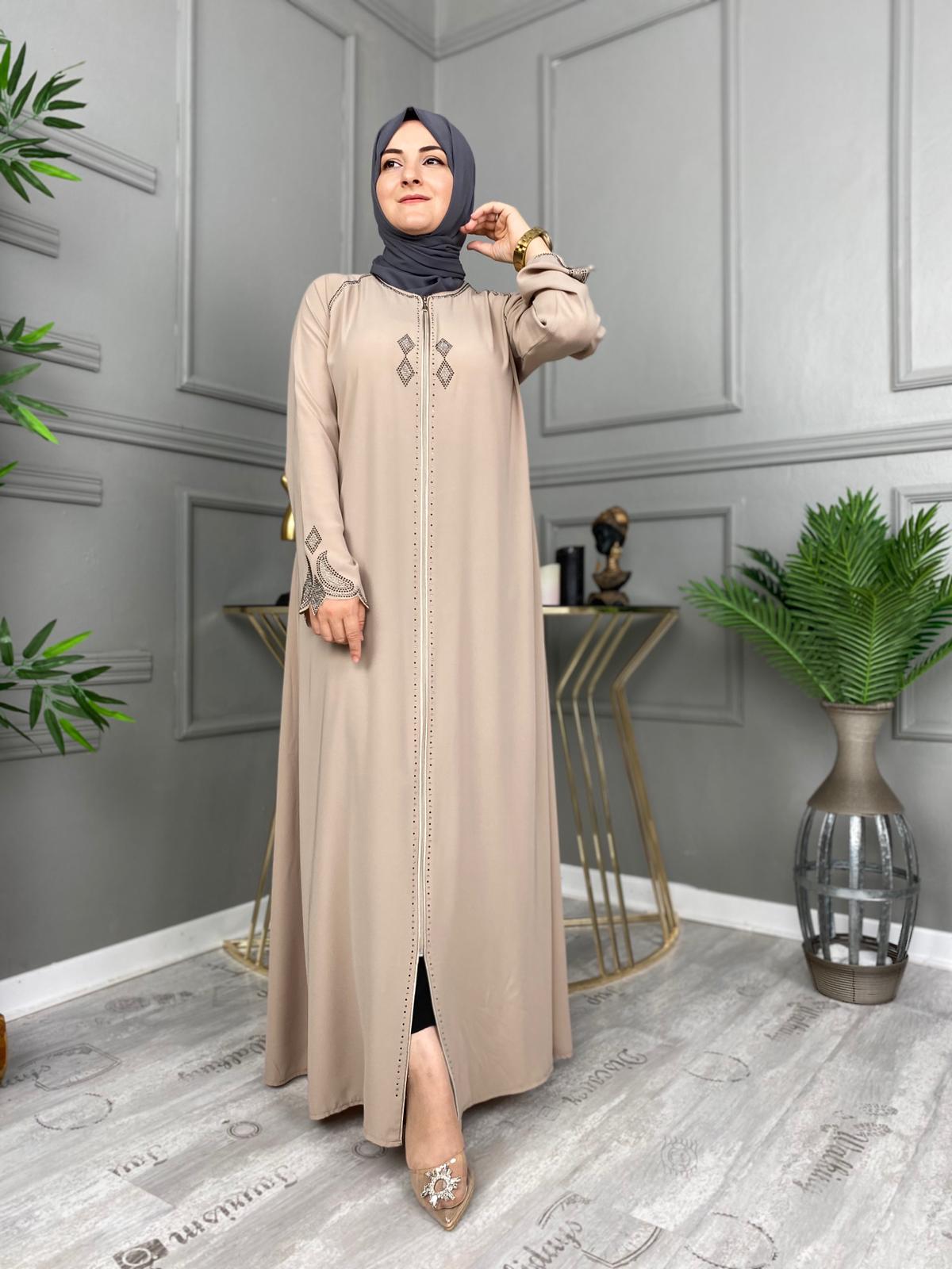 Medine İpeği kumaşı ferace - Görsel 9