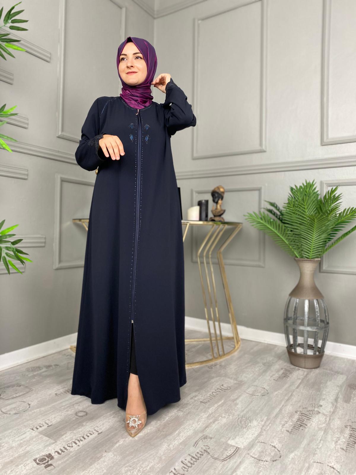 Medine İpeği kumaşı ferace - Görsel 7