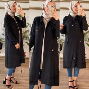 Büyük beden tunik Ayrobin krep kumas