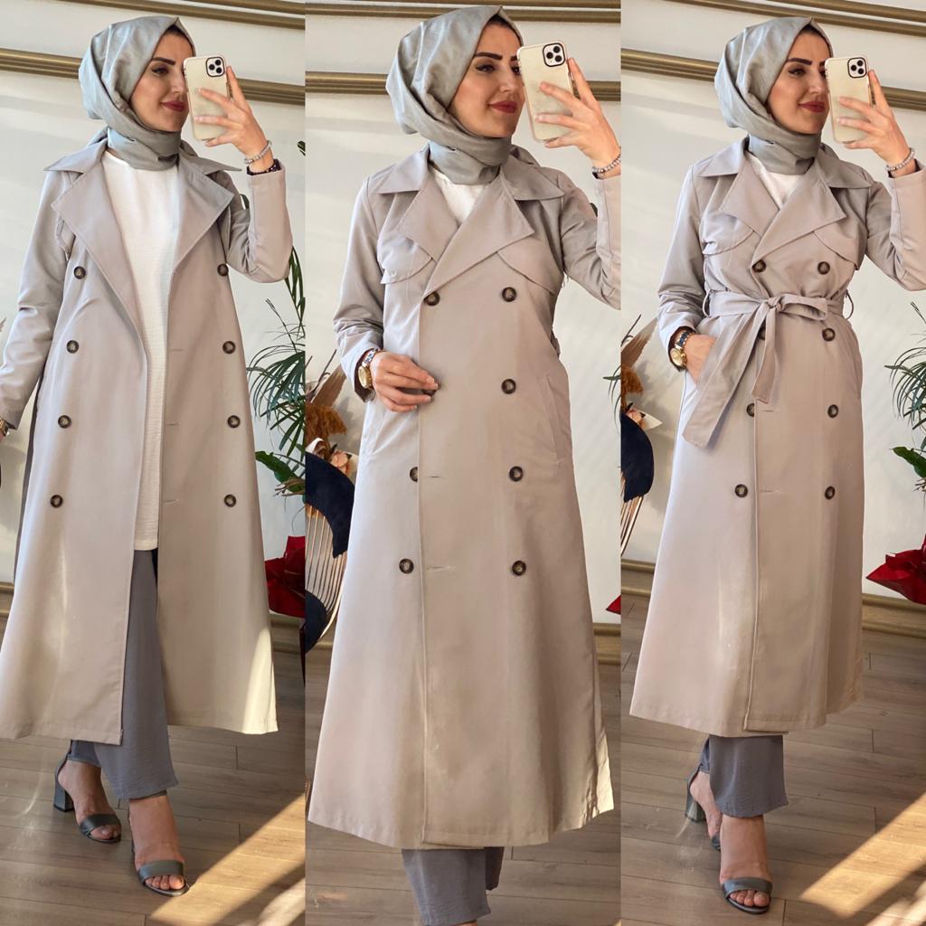 Klasik Trenç 1.sınıf gabardin kumaş - Görsel 10