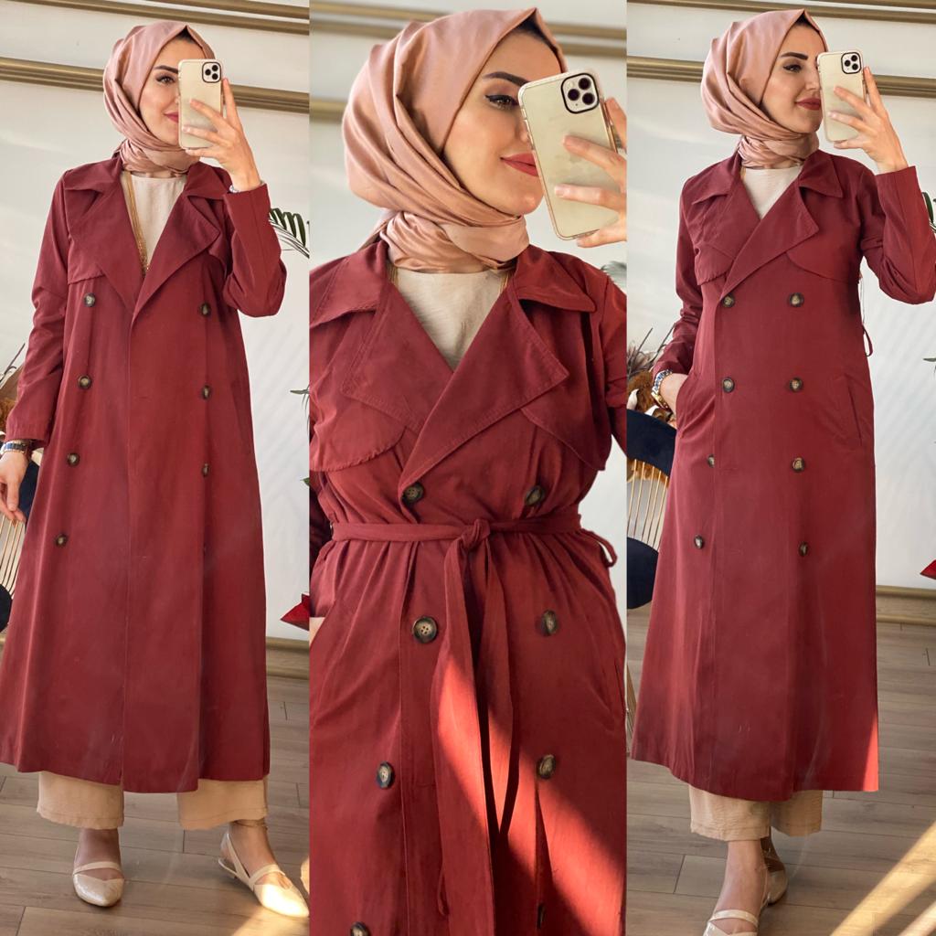 Klasik Trenç 1.sınıf gabardin kumaş - Görsel 8