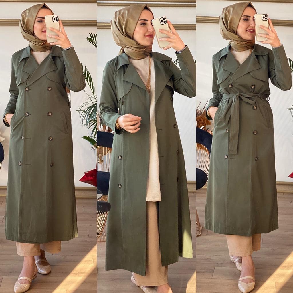 Klasik Trenç 1.sınıf gabardin kumaş - Görsel 3