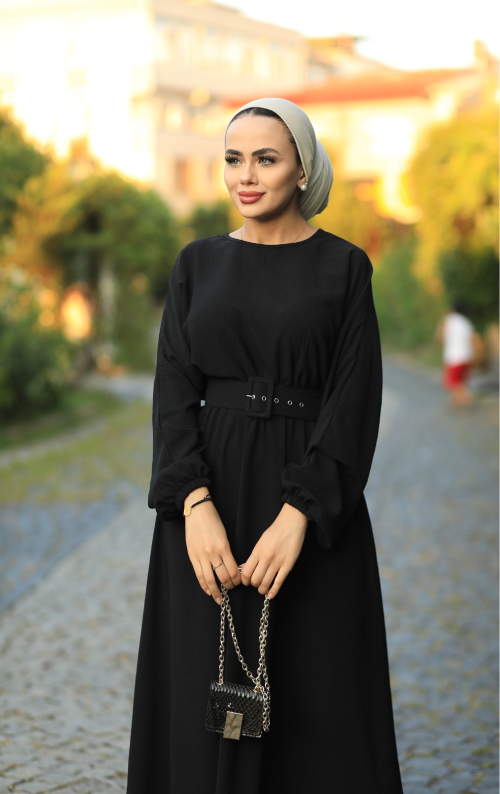 Mevlana model elbise - Görsel 3