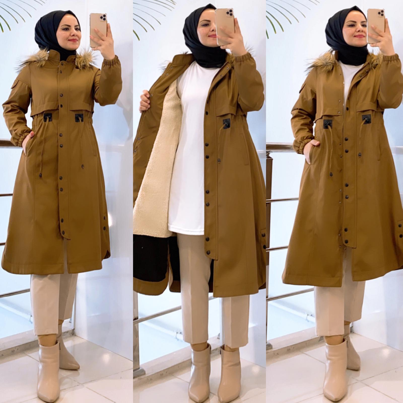 Su geçirmez yağmurluk içi yünlü - Görsel 2