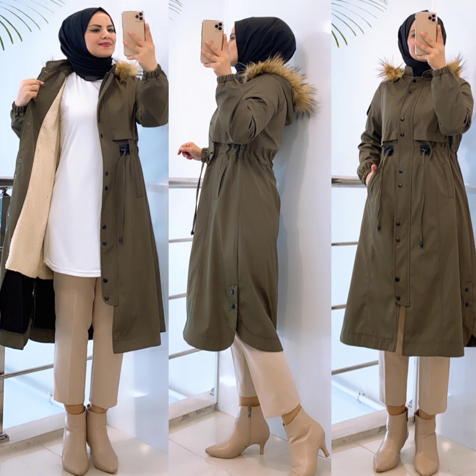 Su geçirmez yağmurluk içi yünlü - Görsel 3