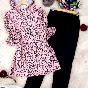 Tunik pantolon renkli takım