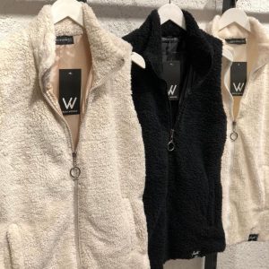 Pelüş yelek fermuarlı