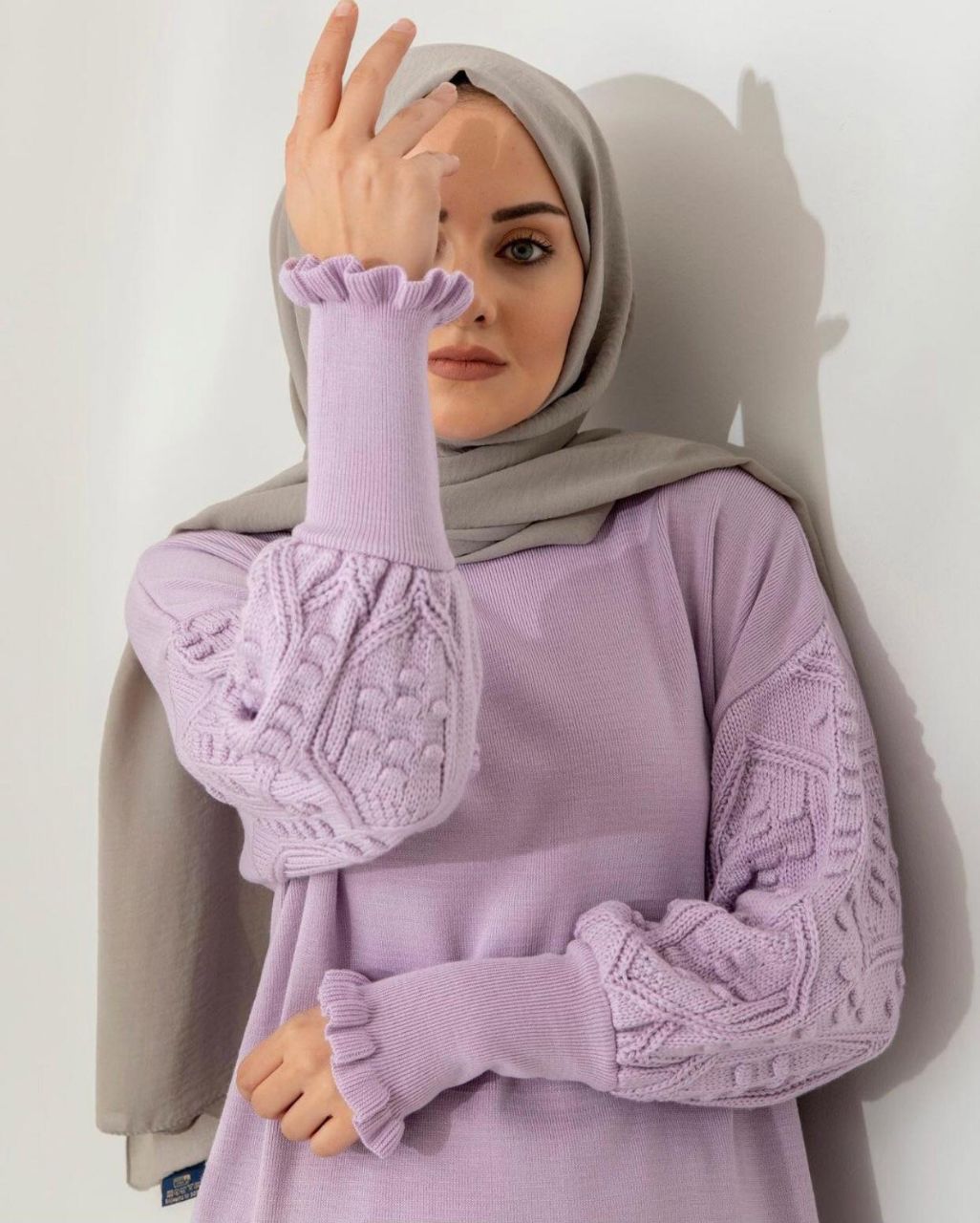 Kışlık triko kumaş tunik - Görsel 3