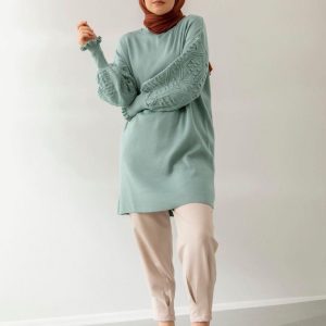Kışlık triko kumaş tunik