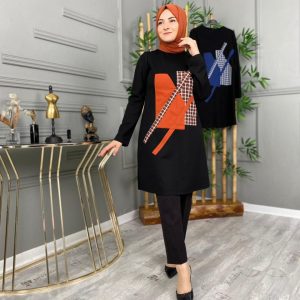 Büyük beden 1.sınıf örme tunik