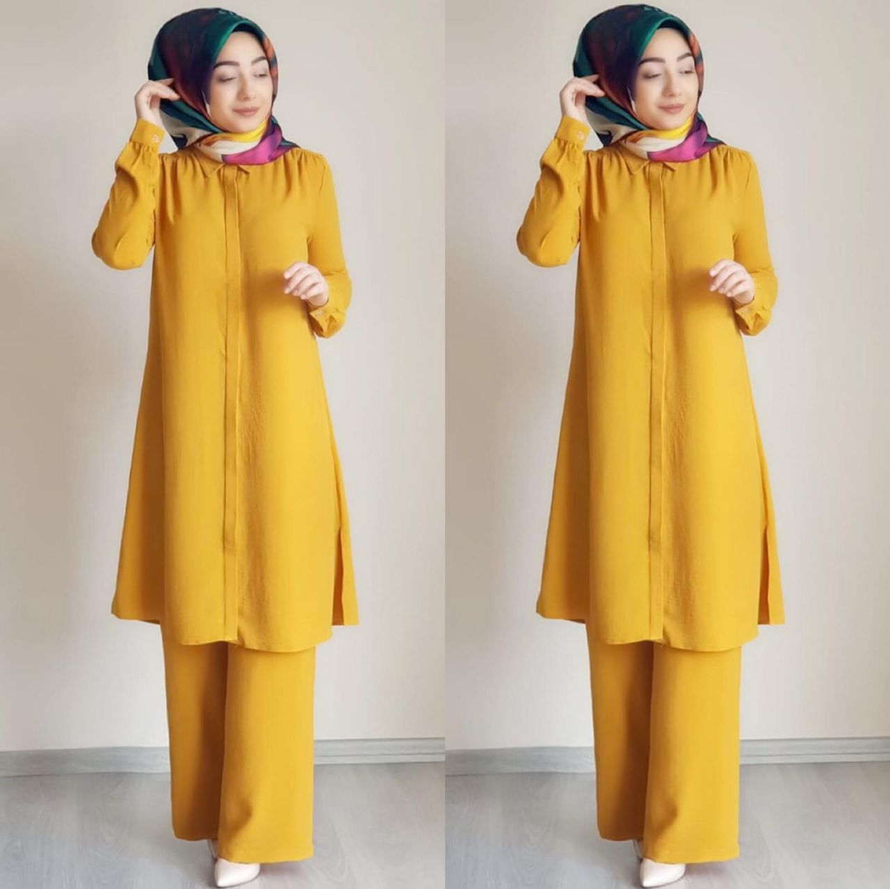Büyük beden Tunik pantolon takım - Görsel 4