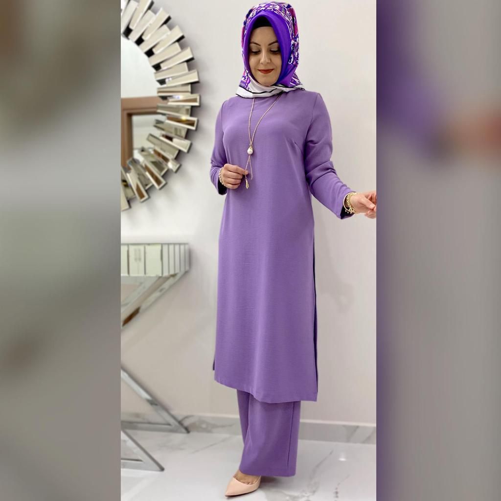 Büyük beden Tunik pantolon takım - Görsel 4